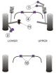 VAG Audi A4 Quattro B6 (01-05) Hart-Silentblock-Kit