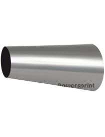 Asymmetrical conical stainless steel reducer, diameter 101.6-60.3mm, length 200mm, thickness 1.5mm