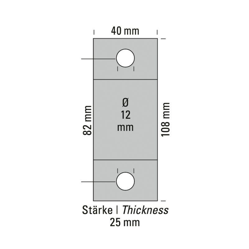 Silent bloc universel renforcé POWERSPRINT avec tige filetée M8 pour  échappement, épaisseur 28mm