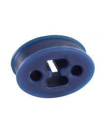 Soporte de escape universal ovalado reforzado POWERSPRINT, 25 mm de espesor