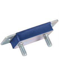 supporto antivibrante universale rinforzato POWERSPRINT con barra filettata M8 e staffe di montaggio per scarico