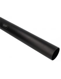 89mm - Tube aluminium anodisé NOIR, longueur 50cm