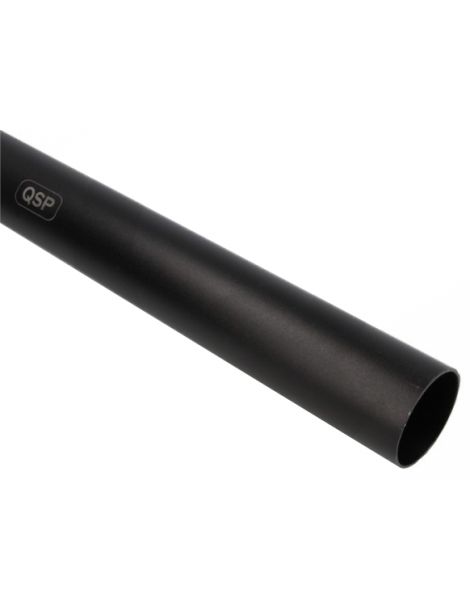 89mm - Tube aluminium anodisé NOIR, longueur 50cm
