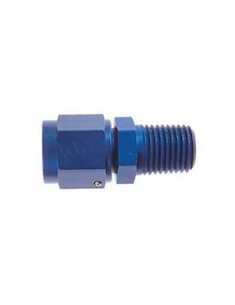 Adaptador recto macho-hembra de 1/8" NPT - DASH 6 (JIC 9/16")