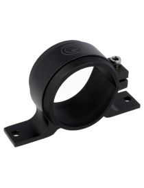 Support / fixation alu + mousse pour pompe / filtre à essence externe AEM, BOSCH - coloris NOIR