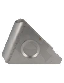 Gousset renfort arceau angle 45° acier, fermé