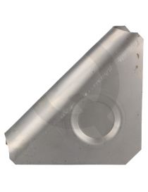 Gousset renfort arceau angle 90° acier, fermé