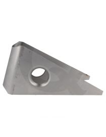Gousset renfort arceau angle 30° acier, ouvert