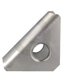 Gousset renfort arceau angle 90° acier, ouvert