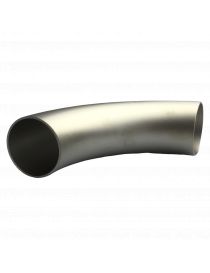 Coude 90° 5D inox 304L roulé soudé, diamètre extérieur 42.4mm, épaisseur 1.6mm