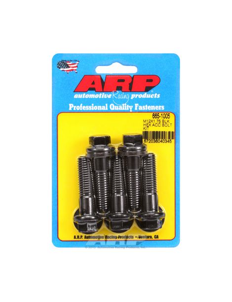 Kit 5 vis renforcées ARP 8740 filetage M12x175, longueur 45mm