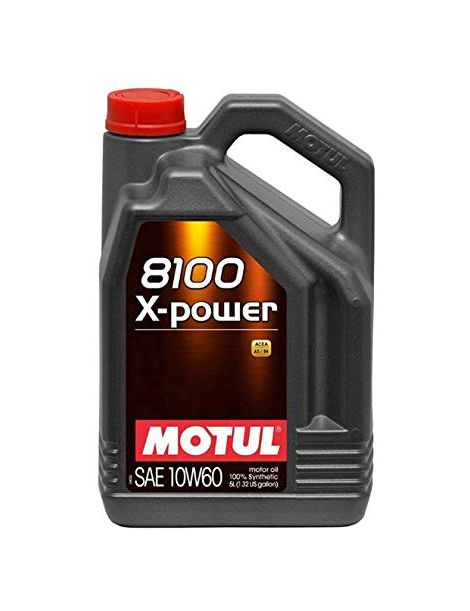 Huile moteur MOTUL 8100 X-POWER 10W60 - Bidon 5L