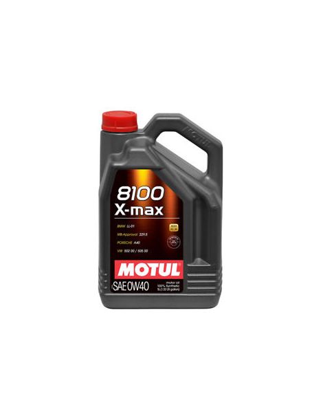 Huile moteur MOTUL 8100 X-MAX 0W40 - Bidon 5L