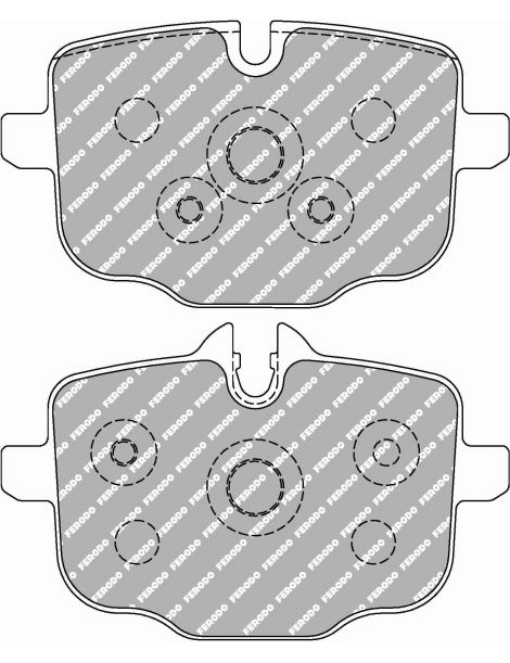 Plaquettes de frein FERODO DS2500 référence FCP4381H (le jeu)