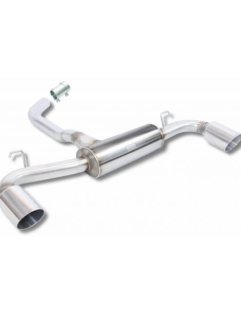 Silencieux Arrière Inox RC RACING Ford Focus MK4 ST 2.3 280CV 18+