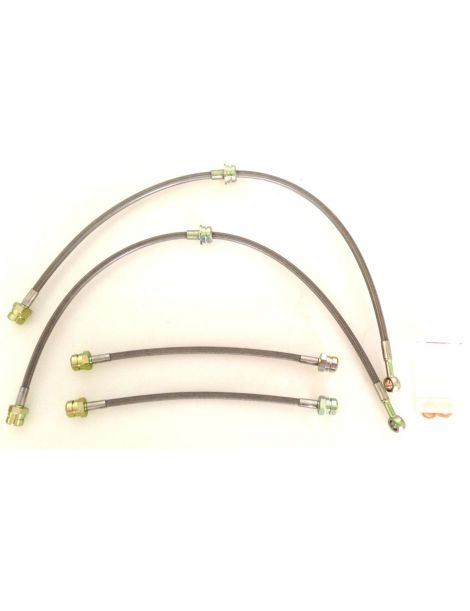 kit de latiguillos de freno trenzados GOODRIDGE para SEAT LEON II (1P) TDI 170 / 2.0 TFSI