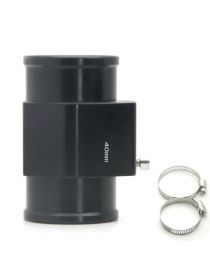 Durite eau diamètre intérieur 40mm - Porte sonde température eau ou thermo-contact 1/8" NPT anodisé NOIR