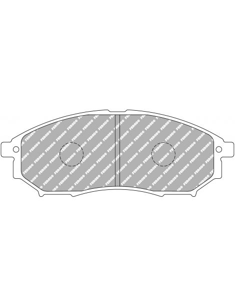 NISSAN 350Z 300cv Brembo 2002-2008 Plaquettes de freins avants FERODO DSUNO