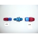 DASH 8/AN 8 (JIC 3/4") - DASH 6/AN 6 (JIC 9/16") Male-to-male bulkhead fitting