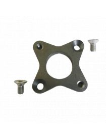 Adaptador Ã¡ 90Â° vlvula de descarga Tial F38 turbonetics Deltagate