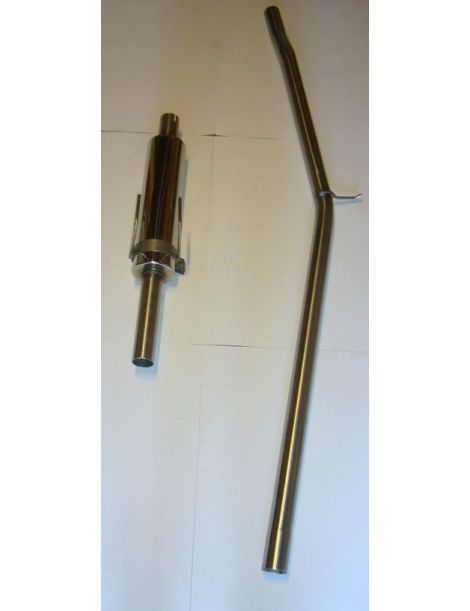 LIGNE ECHAPPEMENT GROUPE N OMP PEUGEOT 205 1,6 1,9 GTI EN INOX