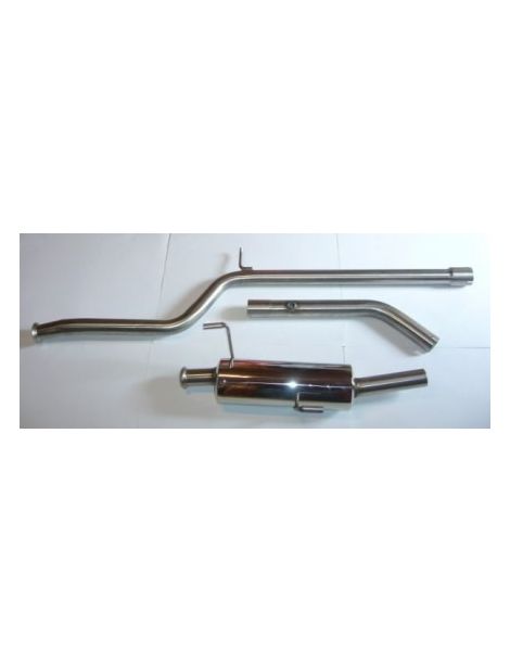 Ligne Groupe N INOX PEUGEOT 206 2.0 16V APRES 2001