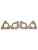 CITROEN SAXO VTS PEUGEOT 106 206 1.6 16V 110hp 120hp Flangia collettore testata cilindro in acciaio