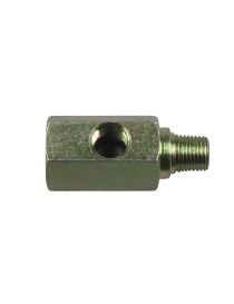 Filettatura conica M10x100 a T e bypass NPT da 1/8"