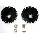 Supporti ammortizzatori anteriori regolabili con giunti sferici per VW Golf II (COPPIA)