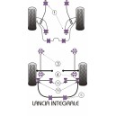 LANCIA Delta Intégrale 88-95 Kit silent bloc durs POWERFLEX