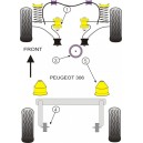 Kit supporto antivibrante rigido POWERFLEX PEUGEOT 306
