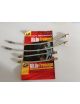 Kit tubi freno aeronautici per pinze Hispec VOLKSWAGEN GOLF I & II GTI 1.8 e 1.8 16v (+5 cm nella parte anteriore)