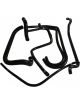 PEUGEOT 205 1.3 8V kit of 5 REDOX silicone water hoses with clamps