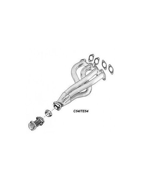 VW CORRADO 1.8 16V 89-93 136CV Collecteur échappement RC RACING