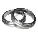 Bride descente GARRETT 2.5" V-Band acier pour tube à souder 63.5mm ou 76mm