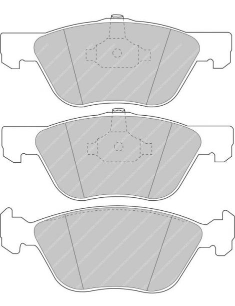 Plaquettes FERODO FCP1052