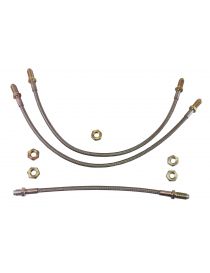 Kit tubi freno intrecciati GOODRIDGE per Alfa Romeo GTV GTV6 75 turbo 1981 - 1987