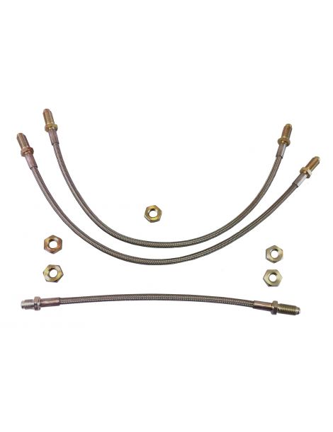 kit de mangueras de freno trenzadas GOODRIDGE para Alfa Romeo GTV GTV6 75 turbo 1981-1987