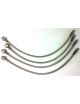 Kit tubi freno intrecciati Goodridge per Alfa Romeo 156 (eccetto GTA)