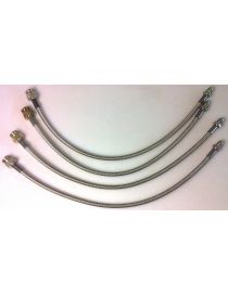 kit de latiguillos de freno trenzados Goodridge para Alfa Romeo 147 (excepto GTA)