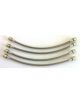 Kit tubi freno intrecciati GOODRIDGE a 4 linee per PORSCHE 996 inclusa GT3 97-05