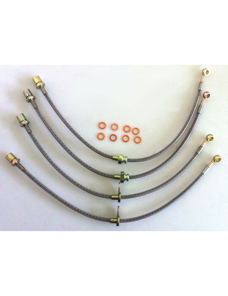 Kit tubi freno intrecciati GOODRIDGE da 4 pezzi per SUBARU Impreza WRX/STI 2001-2007