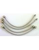 Kit di 4 tubi freno intrecciati Goodridge per ALFA ROMEO 147 GTA 3.2 V6 24v