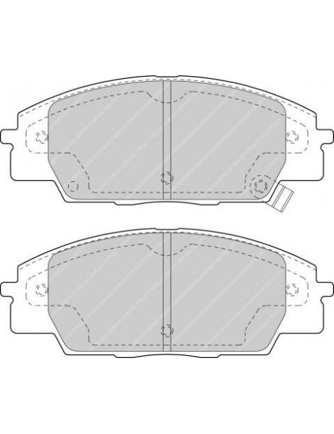 Plaquettes FERODO FCP1444