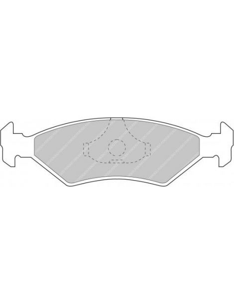 Plaquettes FERODO FCP206