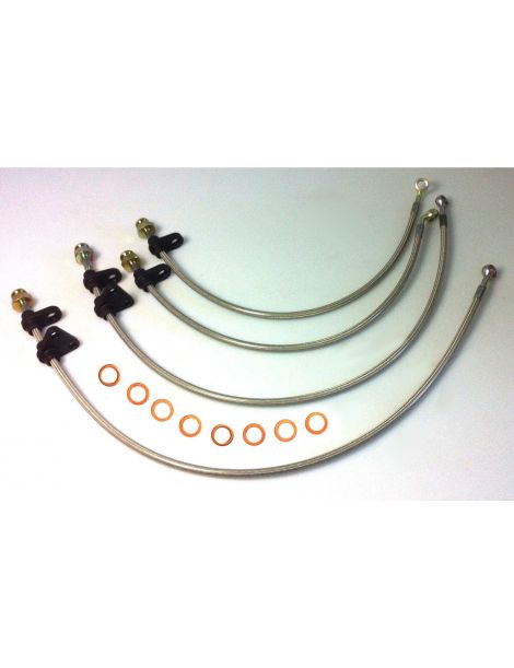 Kit tubo freno intrecciato GOODRIDGE per Honda Integra Type R 1997-