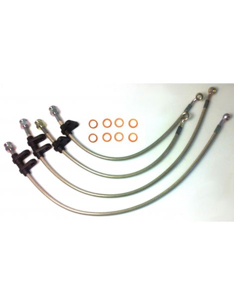 Kit tubo freno intrecciato Goodridge per Honda S2000 1999-2005