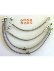 Mitsubishi Lancer Evo 7/8/9 Goodridge gevlochten remslangenset