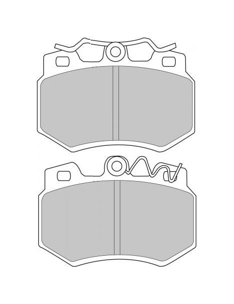 Plaquettes FERODO FCP434