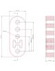 Silentblock de escape universal POWERFLEX, distancias entre centros de 40, 60 y 80 mm